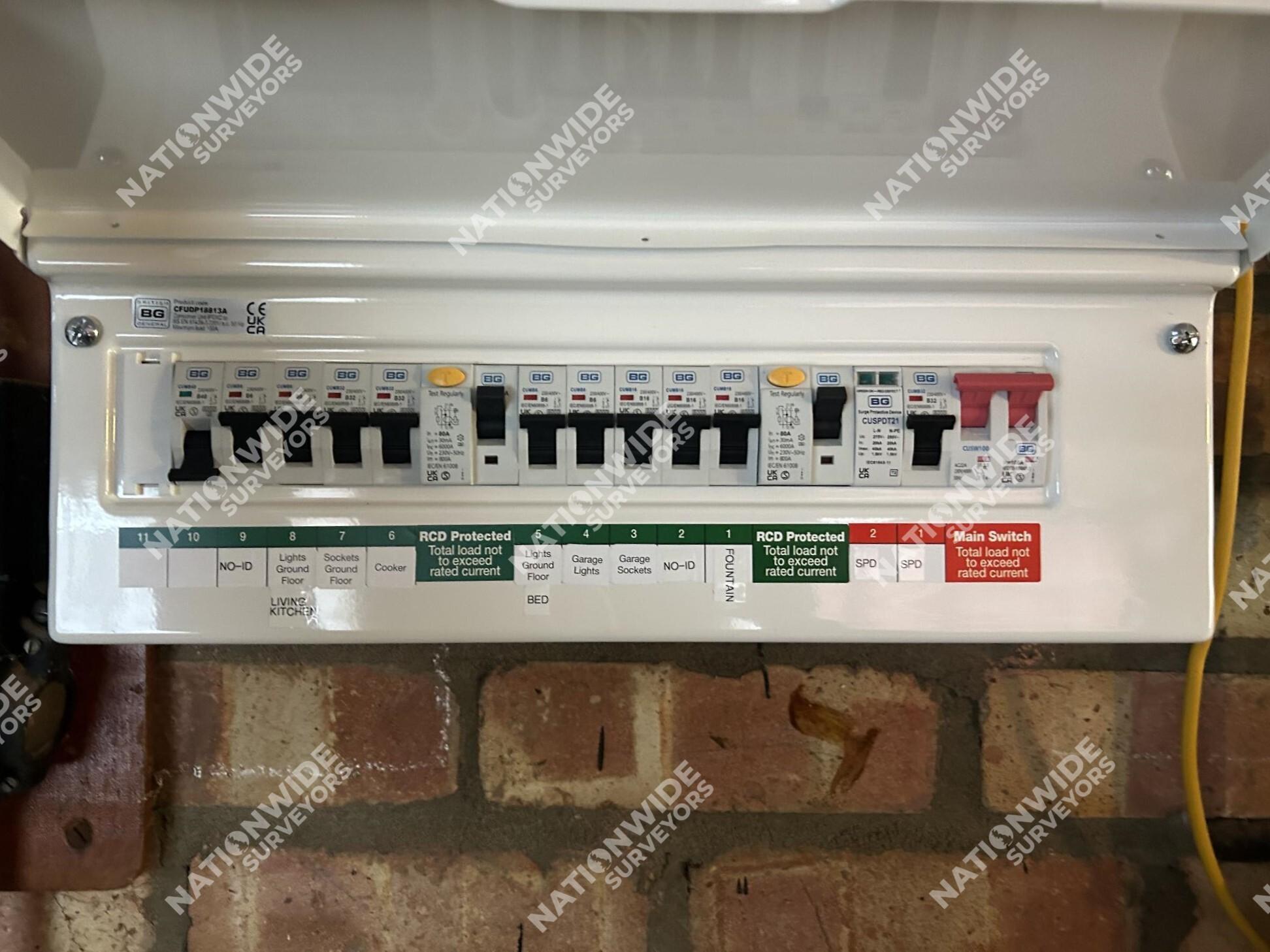 After consumer unit replaced After consumer unit replaced