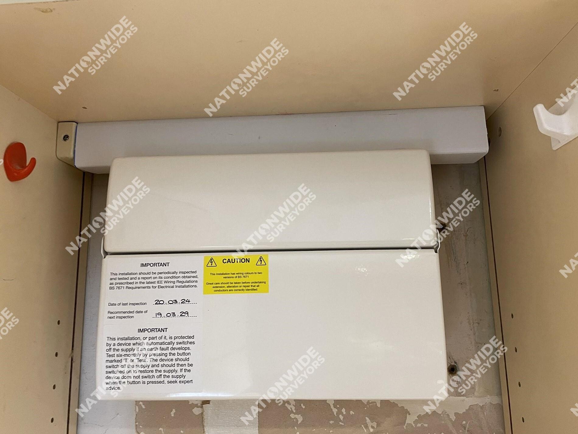 After Consumer unit relocated After Consumer unit relocated