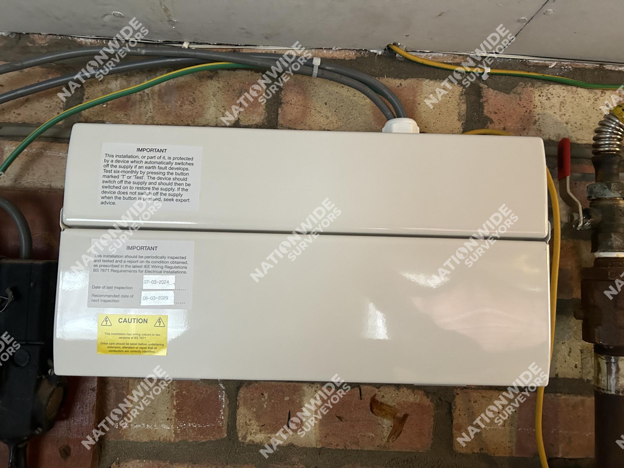 After consumer unit replaced After consumer unit replaced