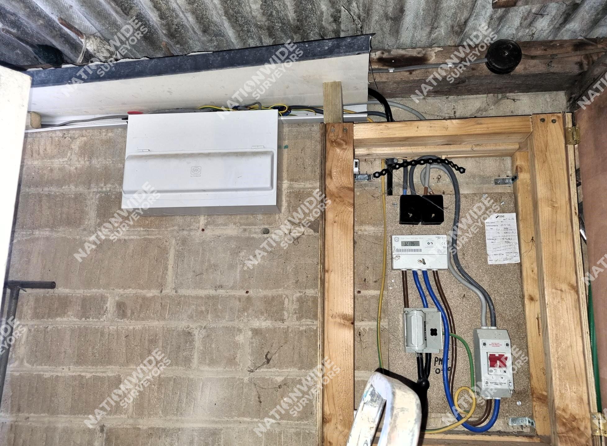 Before consumer unit relocated Before Consumer unit relocated