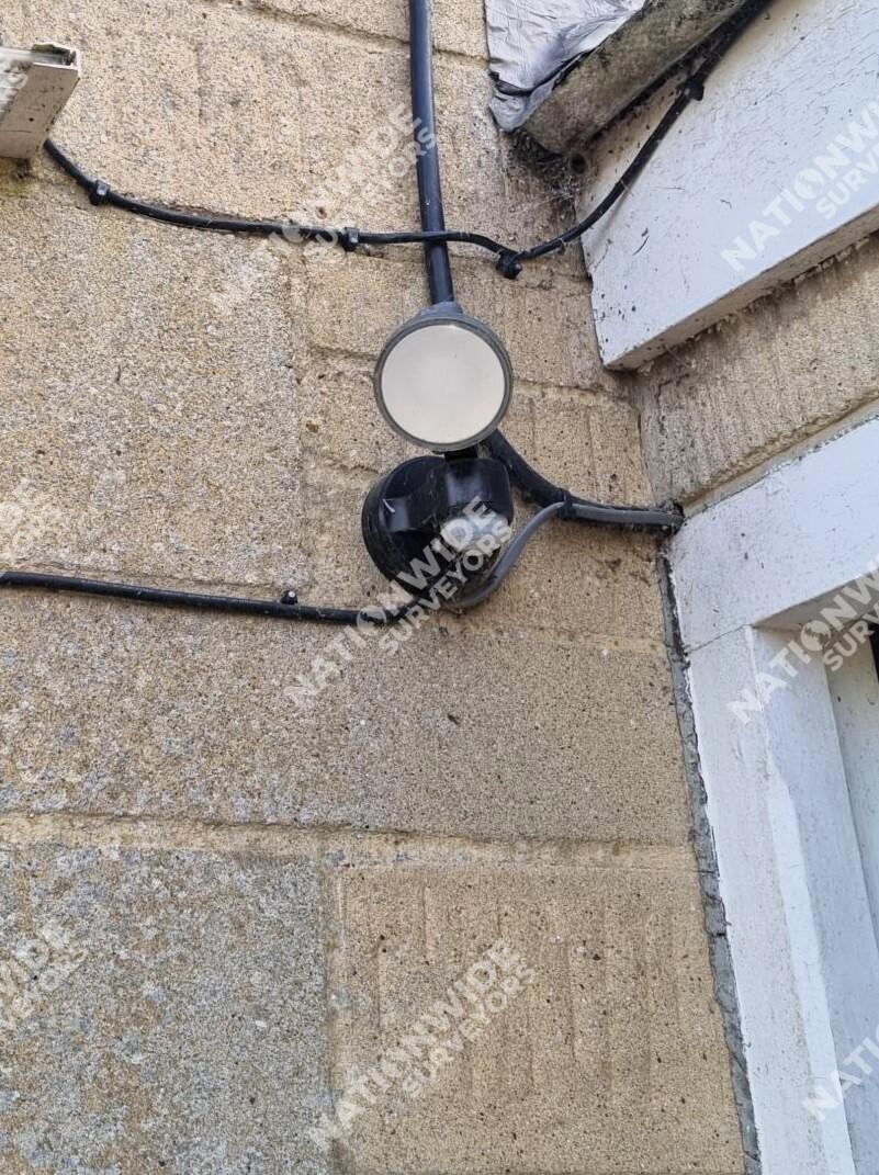 Before outdoor Conduit installed Before outdoor Conduit installed