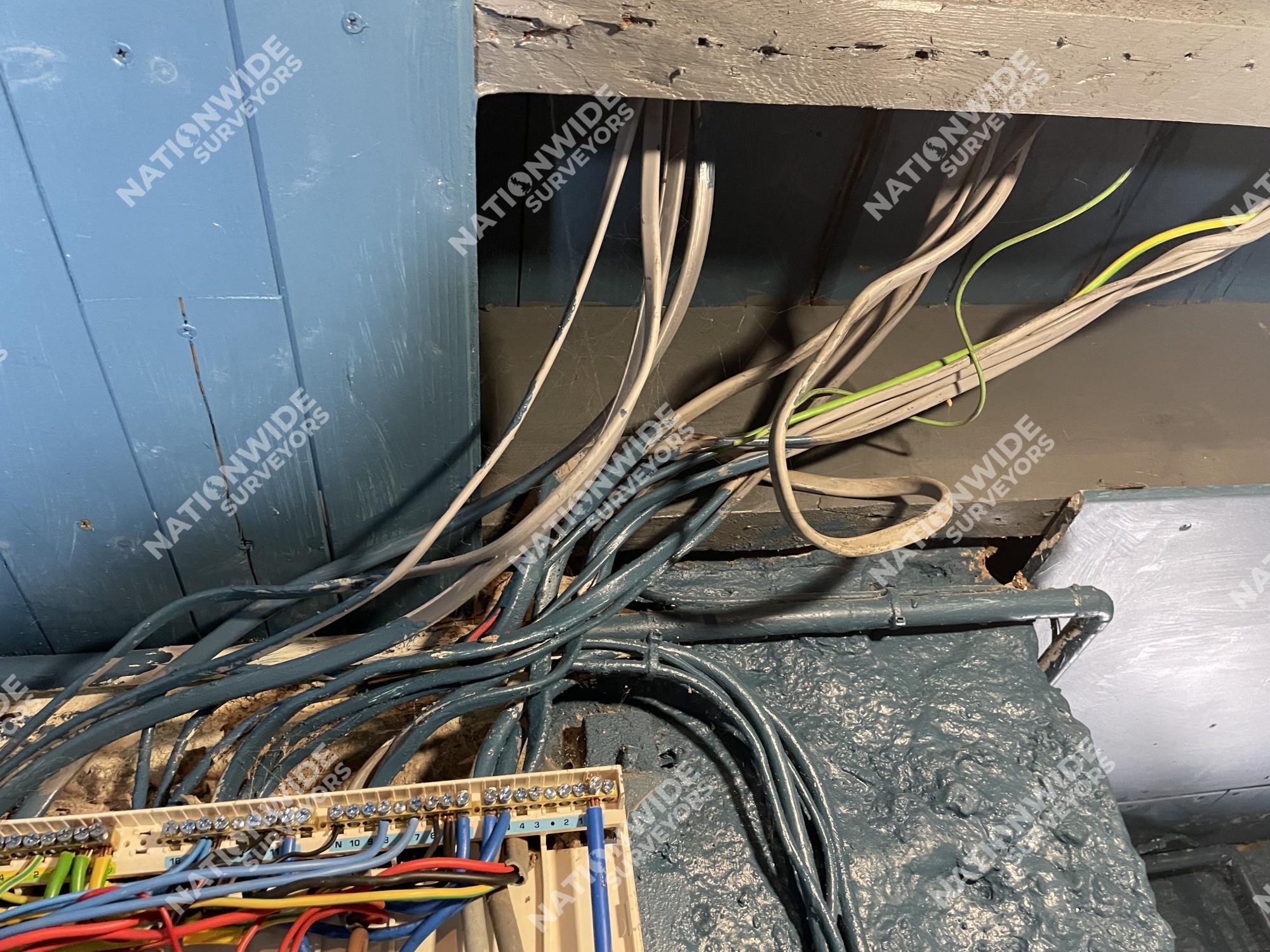 Before conduit installed Before conduit installed