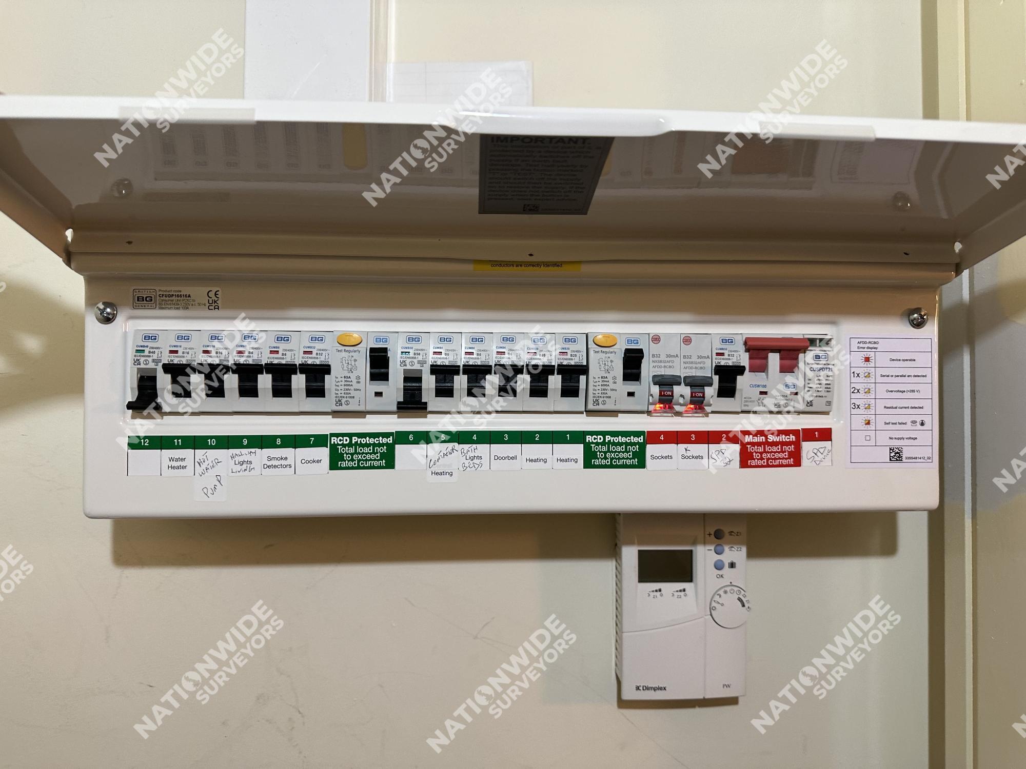 After consumer unit replaced After consumer unit replaced