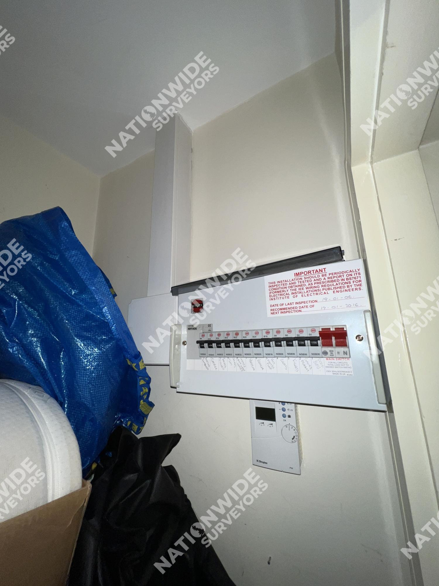 Before consumer unit replaced Before consumer unit replaced