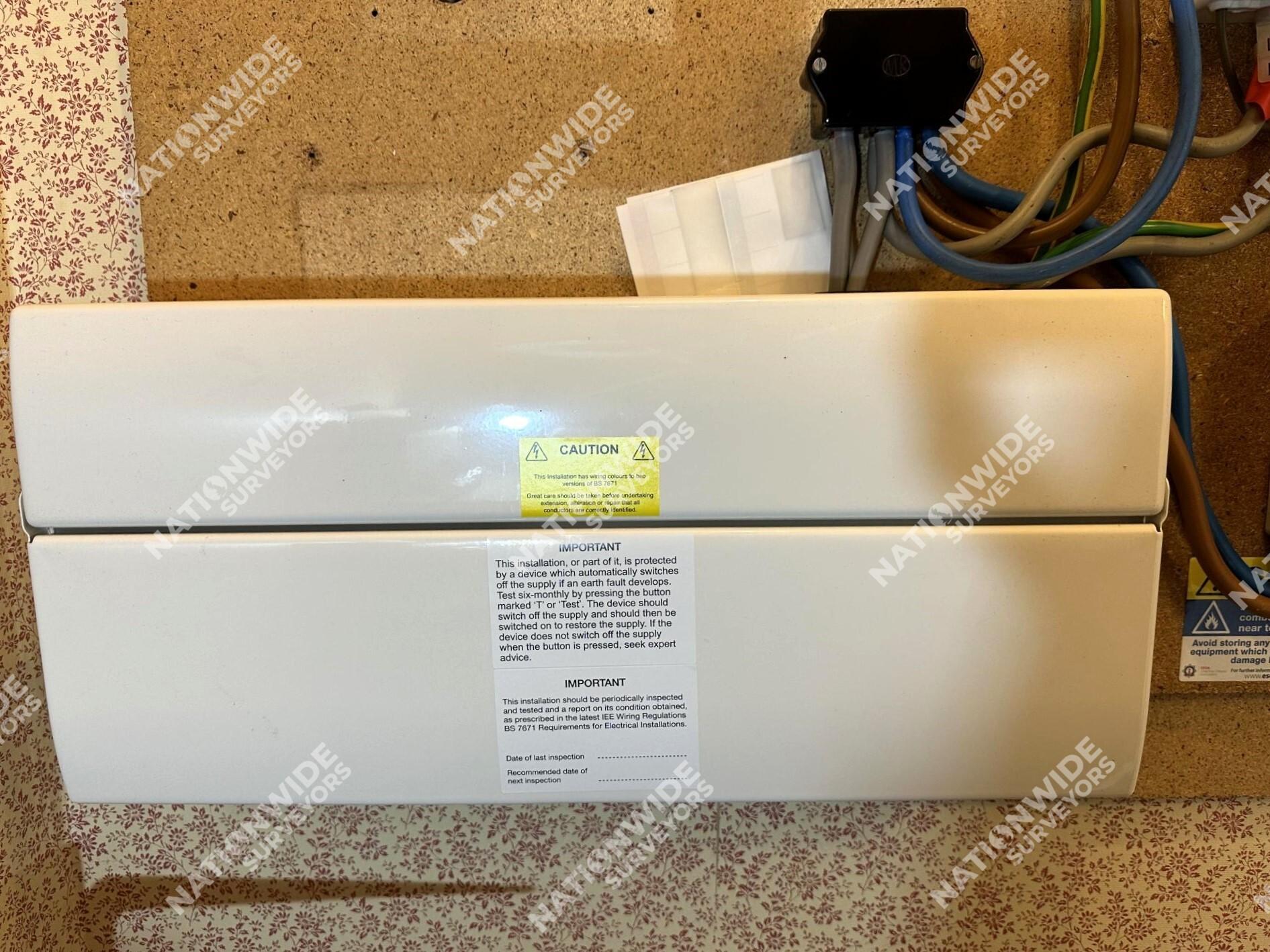 After consumer unit replaced After consumer unit replaced