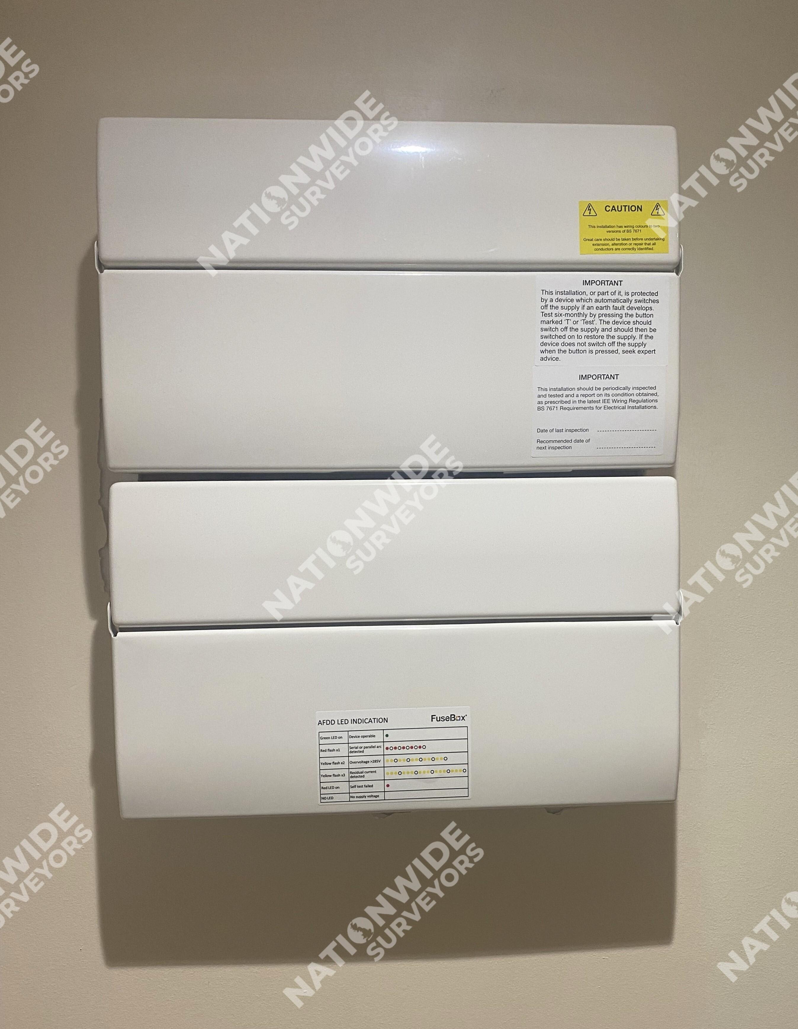 After consumer unit replaced After consumer unit replaced