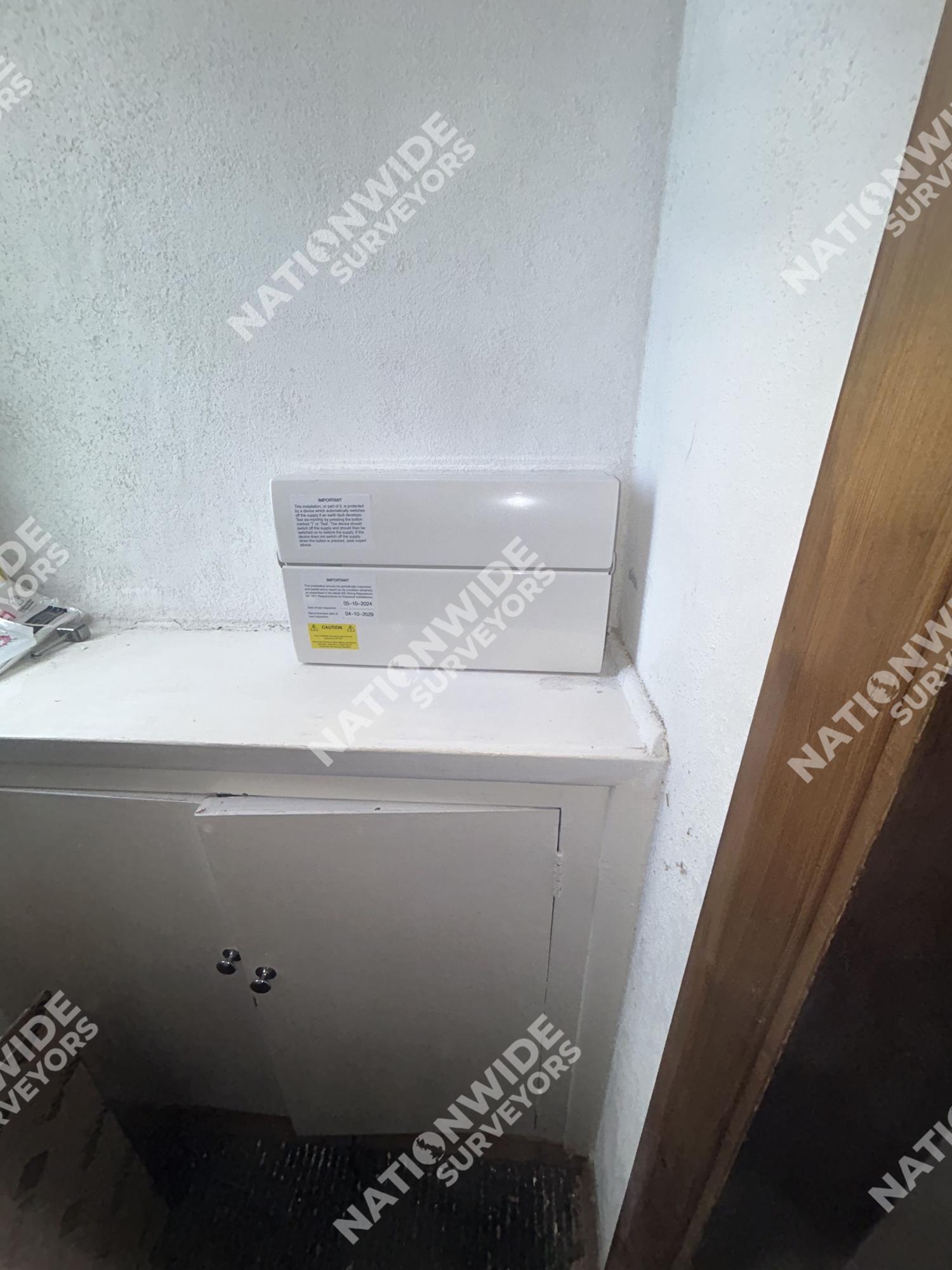 After consumer unit re-located After consumer unit re-located