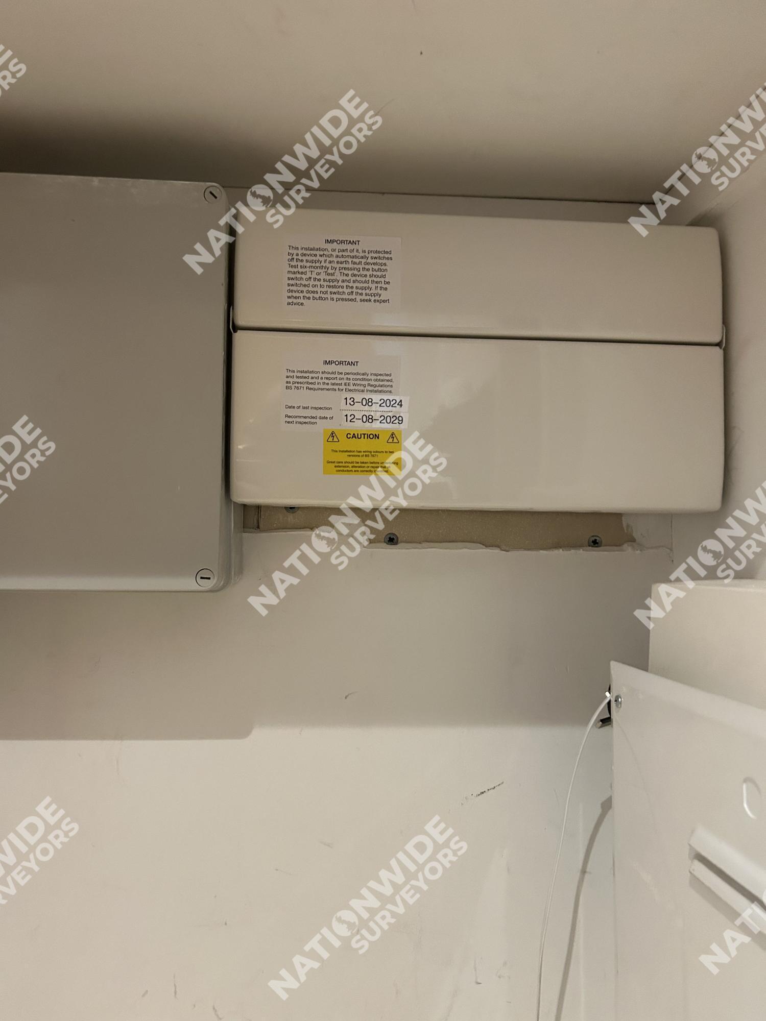 After consumer unit replaced After consumer unit replaced