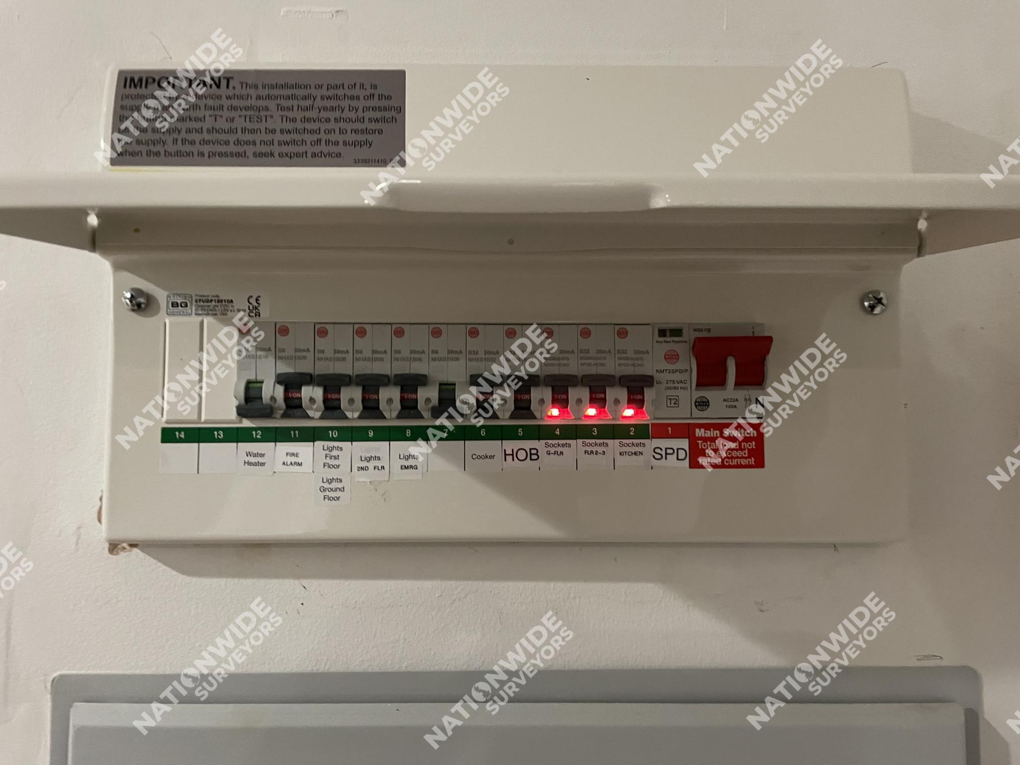 After consumer unit replaced After consumer unit replaced