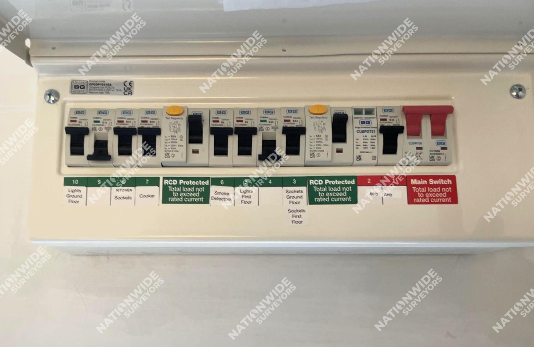 After consumer unit replaced After consumer unit replaced