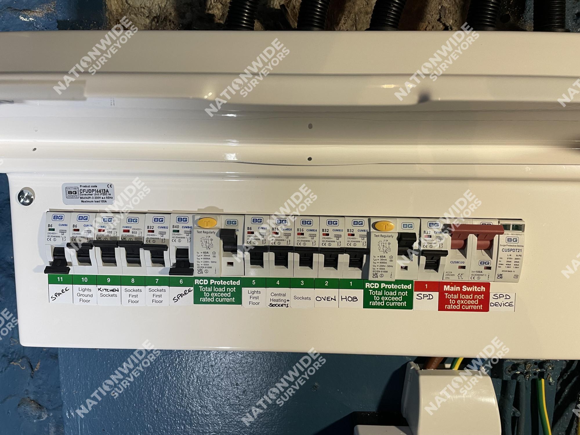 After consumer unit replaced After consumer unit replaced