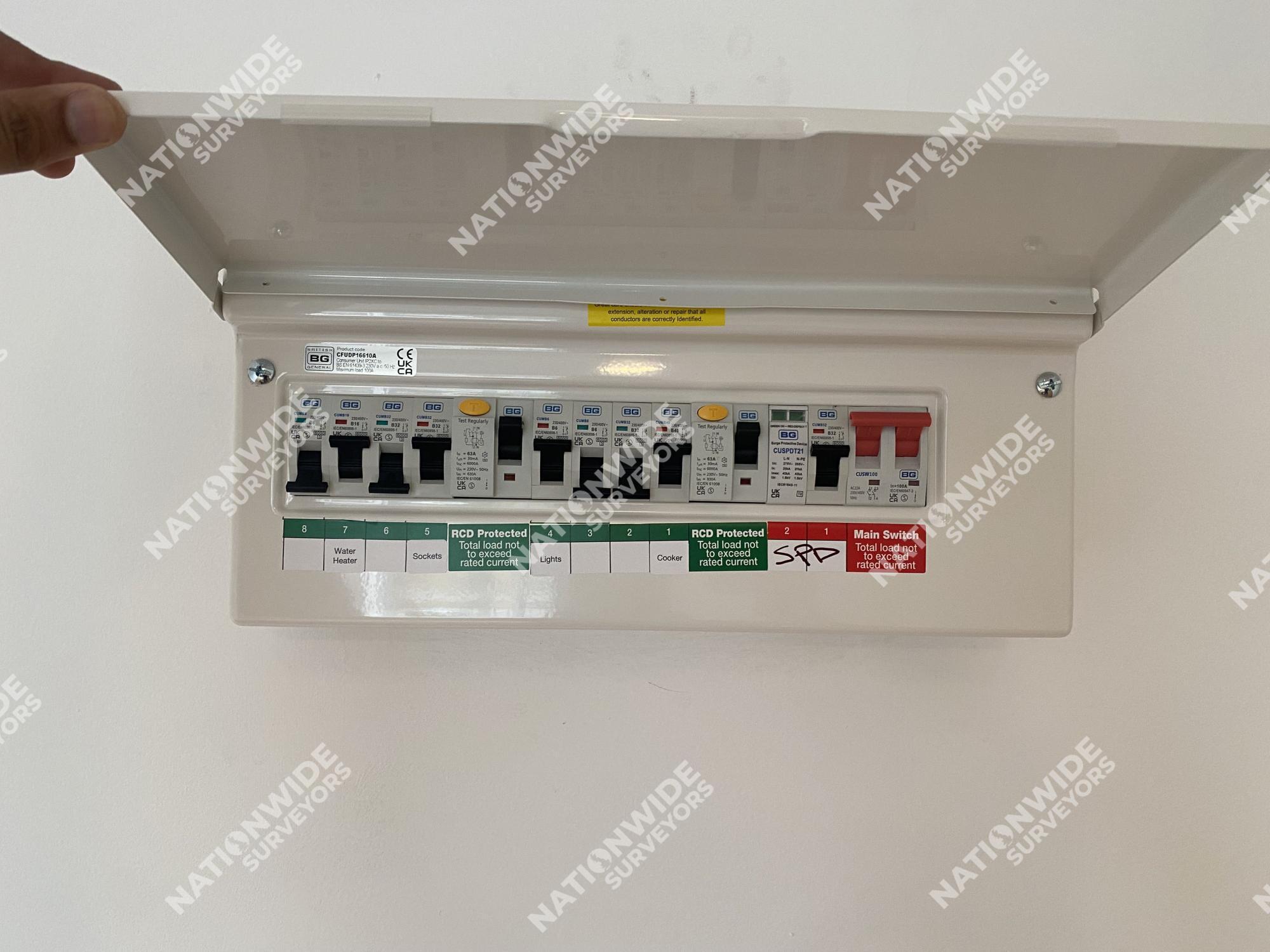 After consumer unit replaced After consumer unit replaced