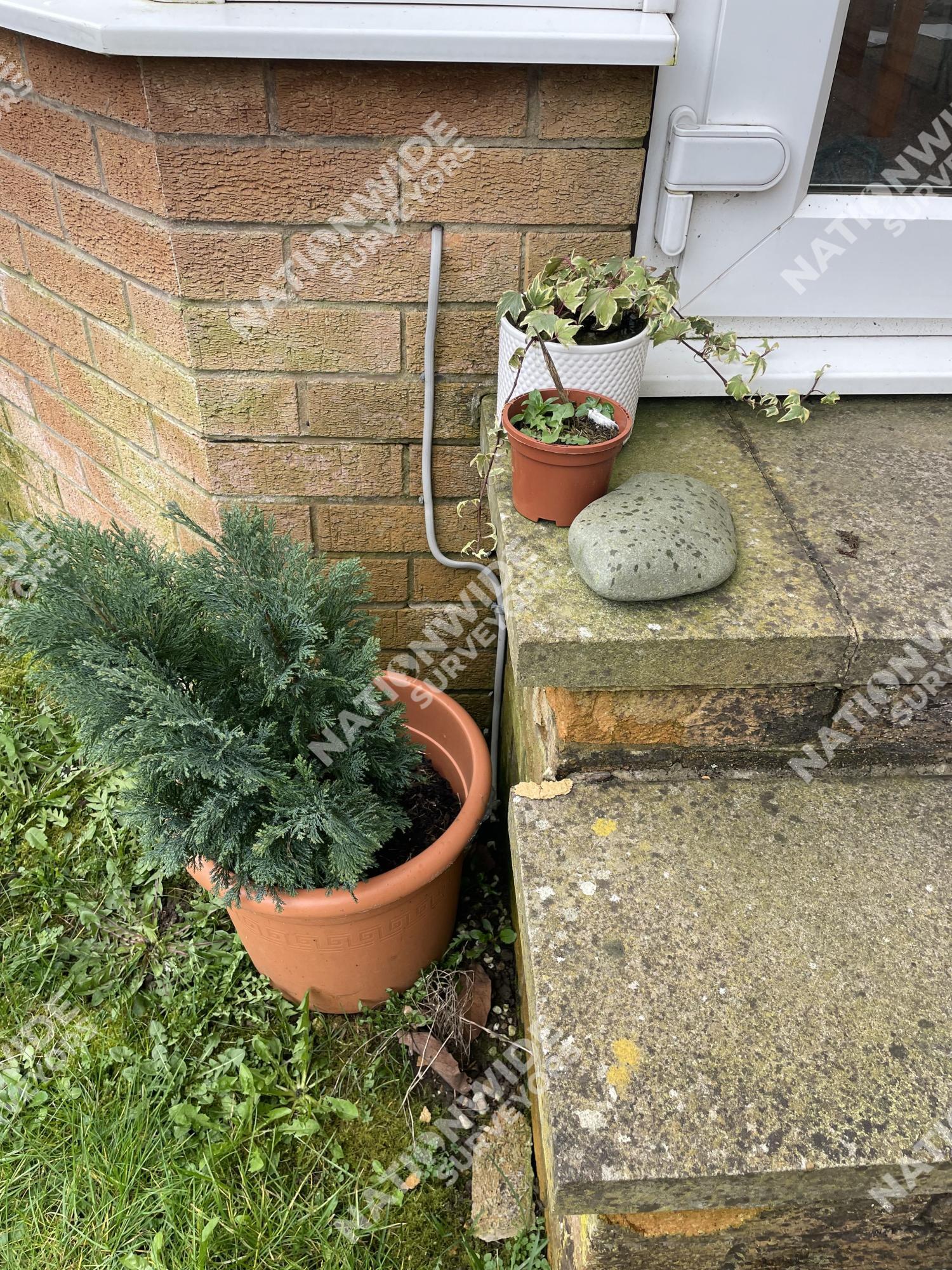 Before conduit installed Before conduit installed