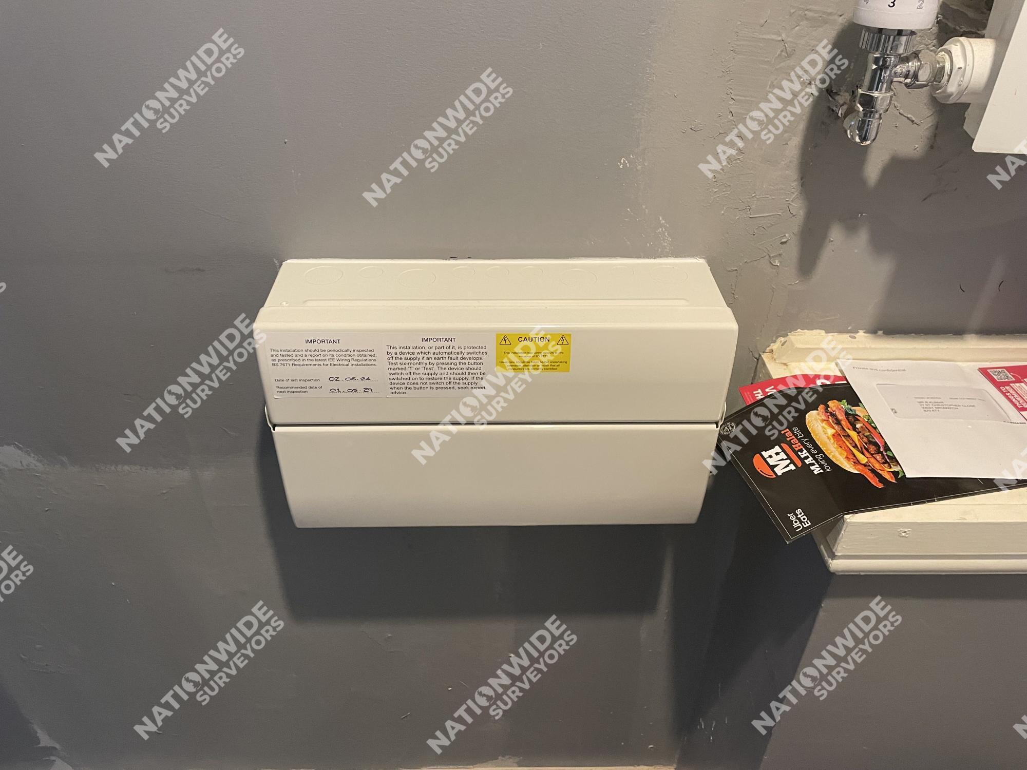 After consumer unit relocated After consumer unit relocated