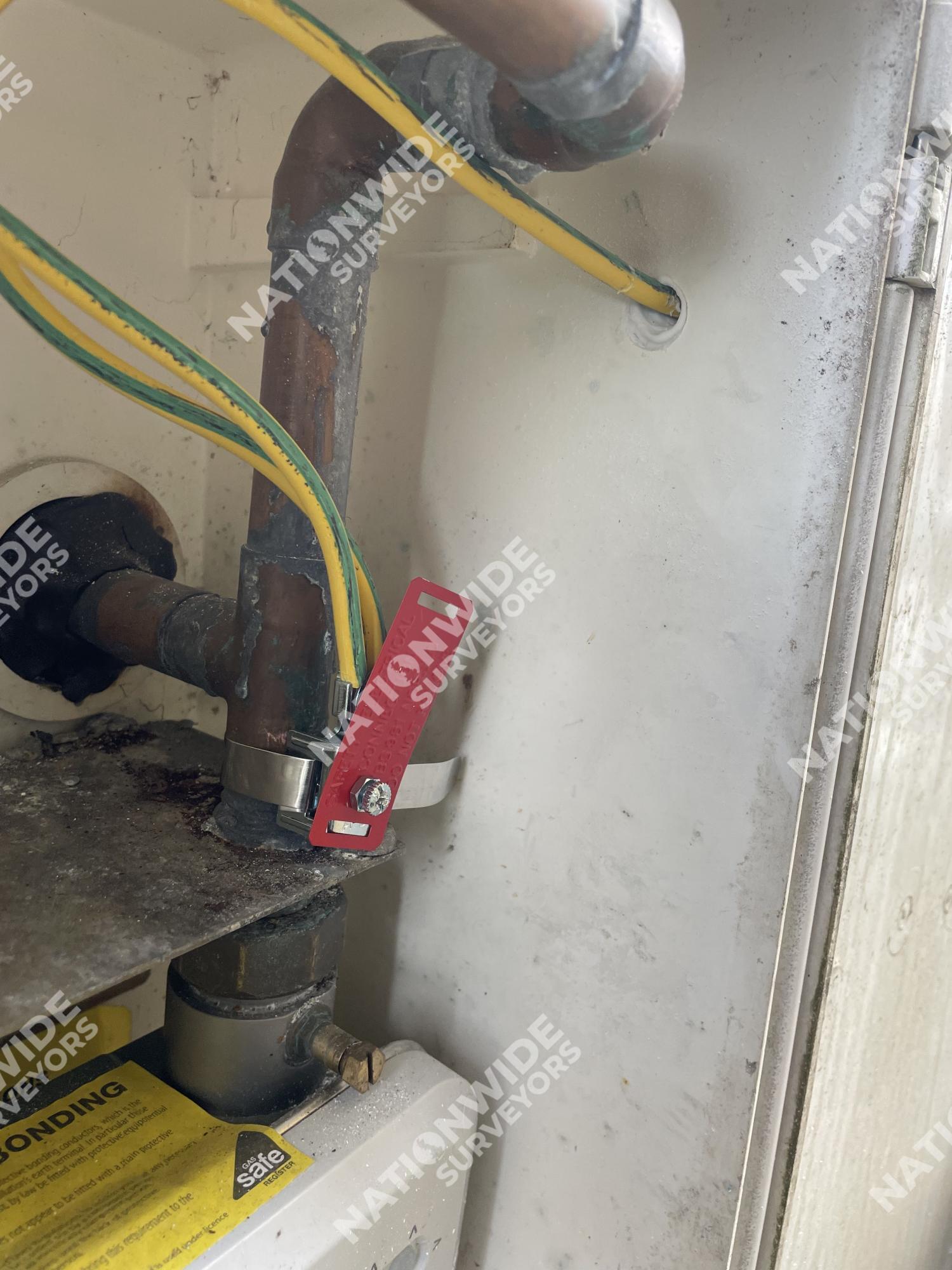 After Gas Bonding installed After Gas Bonding installed