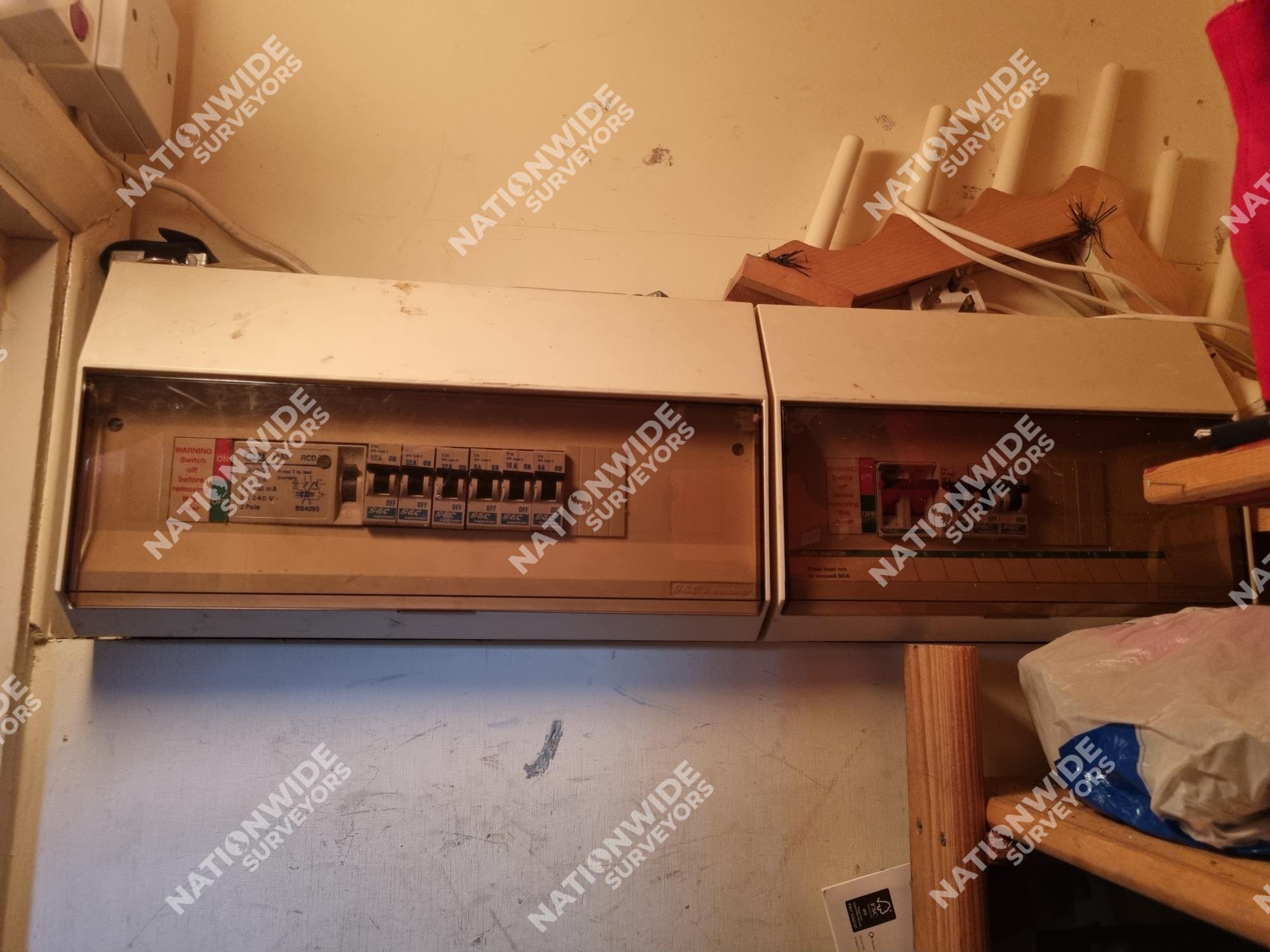 Before consumer unit replaced Before consumer unit replaced